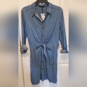 Express Denim Dress Size Small New With Tags Women's